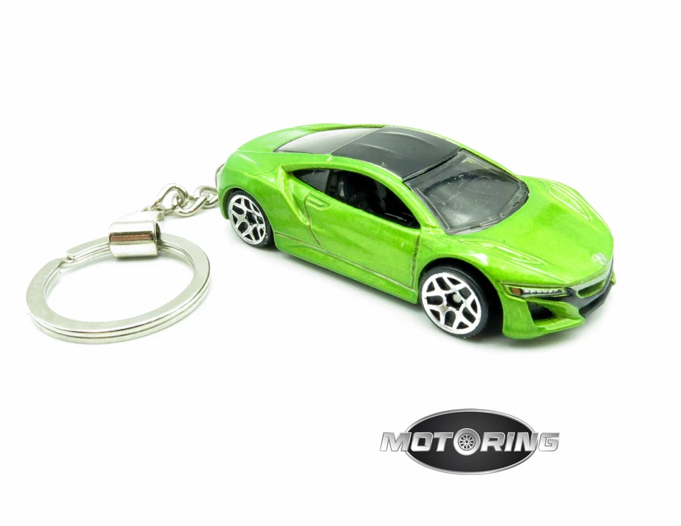 2017 '17 Acura NSX Green Car Rare Novelty Keychain 1:64 Diecast - Image 1 of 4