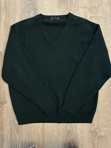 VTG Preswick & Moore Sweater Women’s Large Cashmere Pullover Green Hong Kong - Picture 1 of 8