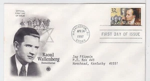 TurtlesTradingPost- Raoul Wallenberg- Holocaust Hero 1997 #3135 Artcraft FDC - Picture 1 of 1