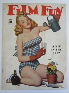 Film Fun Magazine, Vol. 72 #637, May 1942 VG Bolles - A Nip in the Buds Cover! - Picture 1 of 6