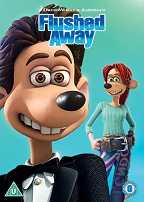 Flushed Away DVD Children (2018) Andy Serkis Quality Guaranteed Amazing Value - Image 1 of 4