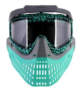 JT Proflex LE Paintball Mask - Mastodon Series - Aquamarine Teal w/ Grey Ears - Picture 1 of 2
