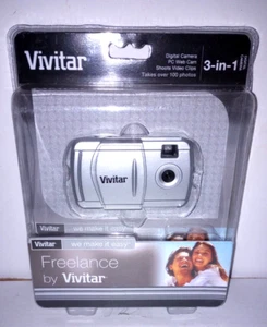 Cámara digital Vivitar independiente 3 en 1 PC cámara web clips de video 100+ fotos - nueva - Imagen 1 de 2