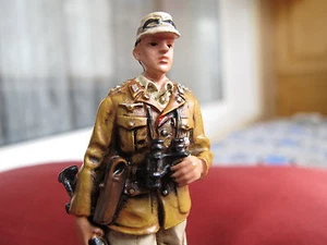 Juguete lata Soldado Reich Carrista Africa corp. Segunda Guerra Mundial Alemania 75 mm modelo metálico - Imagen 1 de 5