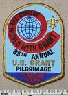 Vintage 1989 U.S. Grant Pilgrimage Boy Scout Galena Patch Bsa Around The World