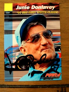 JUNIE DONLAVEY 1994 PRO SET PREVIEW PROTOTYPE #90 AUTO NASCAR OWNER - Picture 1 of 2
