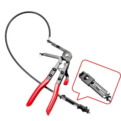 Flexible Hose Clamp Pliers Locking Tool Fuel Oil Water 2FT/24" Long Reach - Image 1 of 4