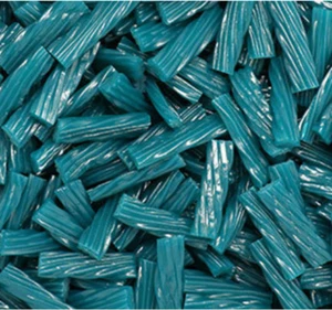 Blue Raspberry Licorice Twists Jumbo 2 " - Premium Quality by NY Candy - Picture 1 of 2