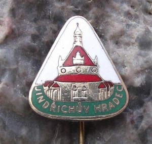 Vintage Jindrichuv Hradec Palace Castle Czech Travel Tourist Souvenier Pin Badge - Picture 1 of 3