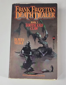 FRANK FRAZETTA DEATH DEALER 3: TOOTH & CLAW (Tor 1989 ~ James Silke) - Picture 1 of 4