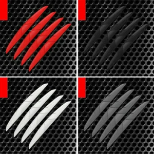 4Pcs Set Car Door Edge-Scratch Anti-collision Protector Guard Strip Universal - Picture 1 of 12