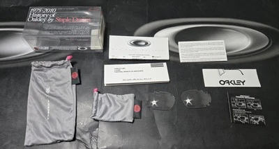 Rare Oakley Staple Design STPL Jawbone Box, Microfiber Bag, Clear Lenses 24-220 - Image 1 of 4