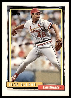 1992 Topps Jose DeLeon St. Louis Cardinals #85 14104 - Image 1 of 2