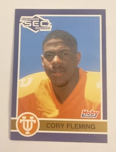 CORY FLEMING /1991 TENNESSEE VOLS /BLUE SEC HOBY FOOTBALL CARD/SUPER RARE VOL - Picture 1 of 2