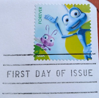 2012 Mail A Smile Disney Pixar A Bug's Life USPS FDC primer día portada caché Foto 1 de 3