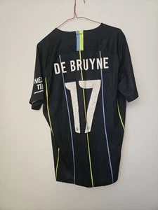 Special Edition Manchester City Away Shirt 2018 Nike Size Large De Bruyne 17 - Picture 1 of 8