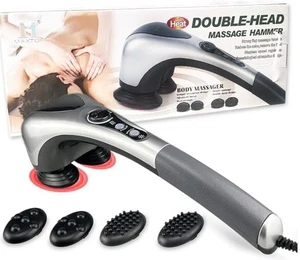 Dual Head Heavy Hammer Massagegerät, Handbeheizte Nacken- und Rückenmassage, für D... - Bild 1 von 9