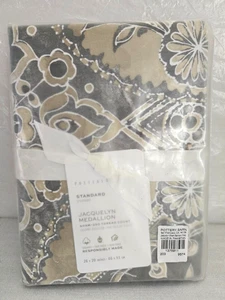 Pottery Barn Standard Jacquelyn Medallion 1-Sham 26" x 20" Gray Multicolor - Picture 1 of 2