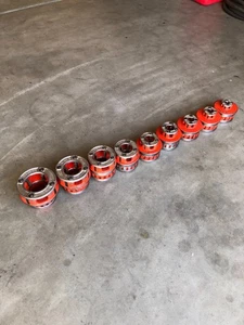 Ridgid 12-R 9-piece Pipe Threader Die Head Set 12R - Picture 1 of 5