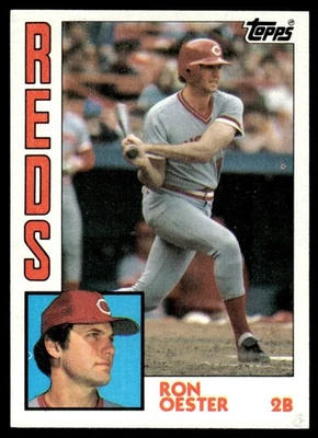 1984 Topps Vintage Baseball Ron Oester Cincinnati Reds #526 - Image 1 of 2