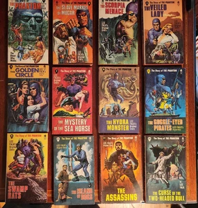 LEE FALK LOT OF 12 DIFFERENT PHANTOM VINTAGE PB VG+ OR BETTER 1ST PRINTINGS - Picture 1 of 5