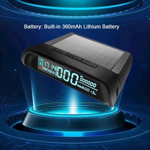 Solar Power Speedometer For Driving For Road Safety High Universality Fitment - Picture 1 of 10