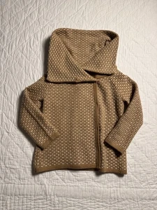 Banana Republic Damen Strickjacke Pullover braun italienisches Garn Korbgeflecht Größe S - Bild 1 von 10