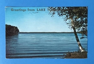 Tomahawk Lake Wisconsin Vintage Postcard - Picture 1 of 3