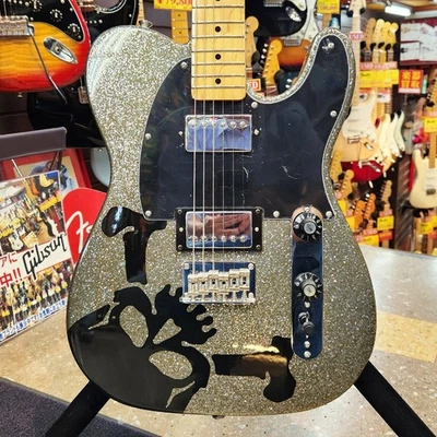 Squier HARUNA Tele Mod. Tastiera in acero argento 2014 usata con custodia mor... - Immagine 1 di 3