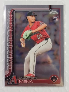 2025 Topps Chrome Cristian Mena RC #102 Arizona Diamondbacks - Picture 1 of 2