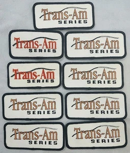 LOTE DE 9 PARCHES DE ROPA CAMISA RECTANGULAR SERIE TRANS AM VINTAGE - Imagen 1 de 4