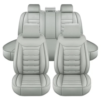 For Toyota Camry Corolla Full Set Leather Car Seat Cover 5-Seat Protector Foto 1 de 4