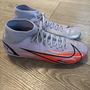 Nike Mercurial Superfly 8 Academy KM Mbappe Cleats US 7 Purple Soccer Football - Picture 1 of 7