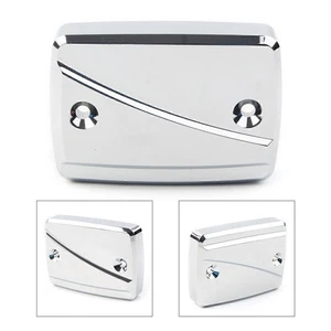 Chrome Brake Fluid Reservoir Cover For Kawasaki Vulcan VN1600 Mean Streak 04-08 - Picture 1 of 4
