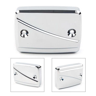 Chrome Brake Fluid Reservoir Cover For Kawasaki Vulcan VN1600 Mean Streak 04-08 - Image 1 of 4