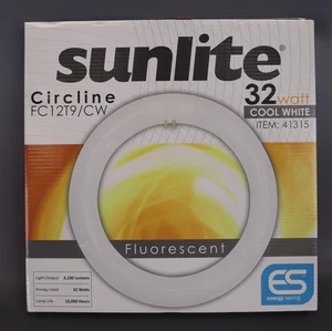 Sunlite 41315-SU FC12T9/CW Circline Fluorescent Lamps 12-Inch  32W  2100 Lumens - Picture 1 of 4