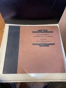 Tschaikowsky Symphony No. 5 In E Minor Victor Musical Masterpieces 6 78RPM LP BX - Picture 1 of 5