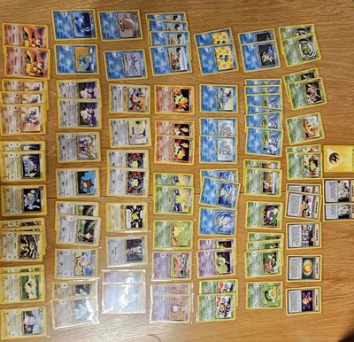 Pokemon Baseset Neo Genesis Feurigel Pii Togepi Elekid Karnimani Endivie - Bild 1 von 4