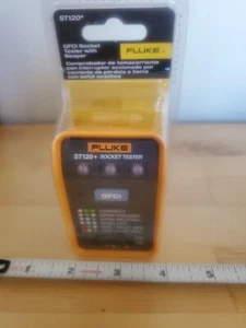 Fluke ST120+ GFCI Socket Tester with Audible Beeper Electrical Outlet Tester NEW - Picture 1 of 6