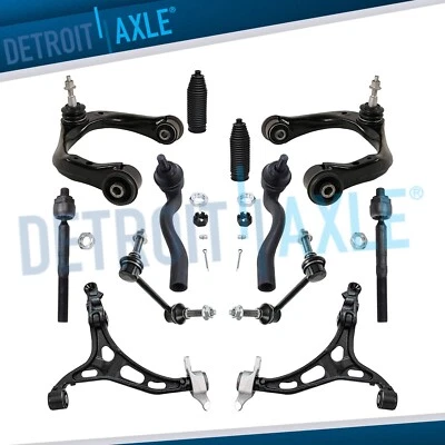 Front Upper Lower Control Arms Sway Bars Tie Rods Kit for Grand Cherokee Durango - Image 1 of 4