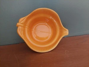 Vintage California Pottery Calif USA 1000 Ceramic Peach Fruit Bowl - Picture 1 of 8