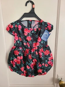 THE REVOLUTIONARY YOULY PET DOG FLORAL ROSE DRESS SIZE L 17-19 IN - Picture 1 of 3