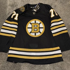 Camiseta Adidas Auténtica Taylor Hall Boston Bruins 100 Aniversario Talla 54 Negra - Imagen 1 de 15