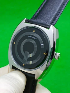 SANDOZ watch Automatic 25 Jewels Day / Date Indicator - Picture 1 of 21