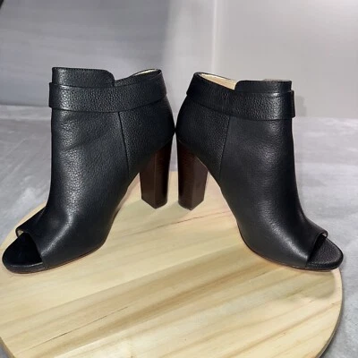 Великолепный женщин Jojo кожаный ботинок 9,5 М черный отличном состоянии - Изображение 1 из 4