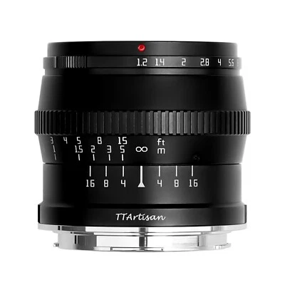 TTArtisans 50mm F1.2 APS-C Lens for for Leica T TL TL2 CL Sigma fp S1R S1H - Image 1 of 4