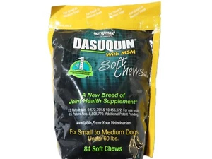 Dasuquin with MSM Joint Health Supplement Small to Medium Dogs 84 Soft Chews - Picture 1 of 2