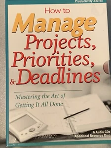 How To Manage Projects, Priorities, & Deadlines Audio Book on 6 CDs - Picture 1 of 6