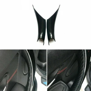 Luxury ABS Carbon Fiber Car Inner Door Handle Trim For BMW 3 Series F30 13-18 CW - Picture 1 of 12