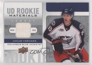 2008-09 Upper Deck UD Rookie Materials Jakub Voracek #RM-JV Rookie RC